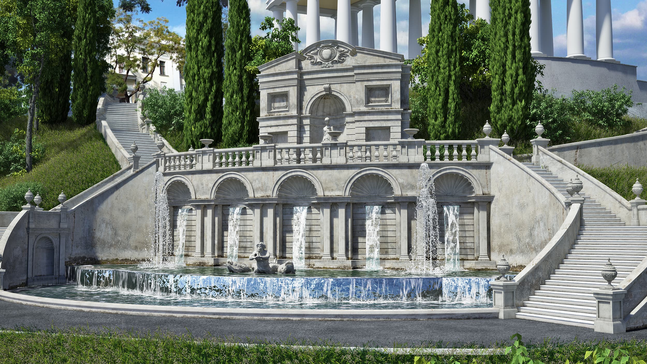 Image 1 of fountain-greek-park project